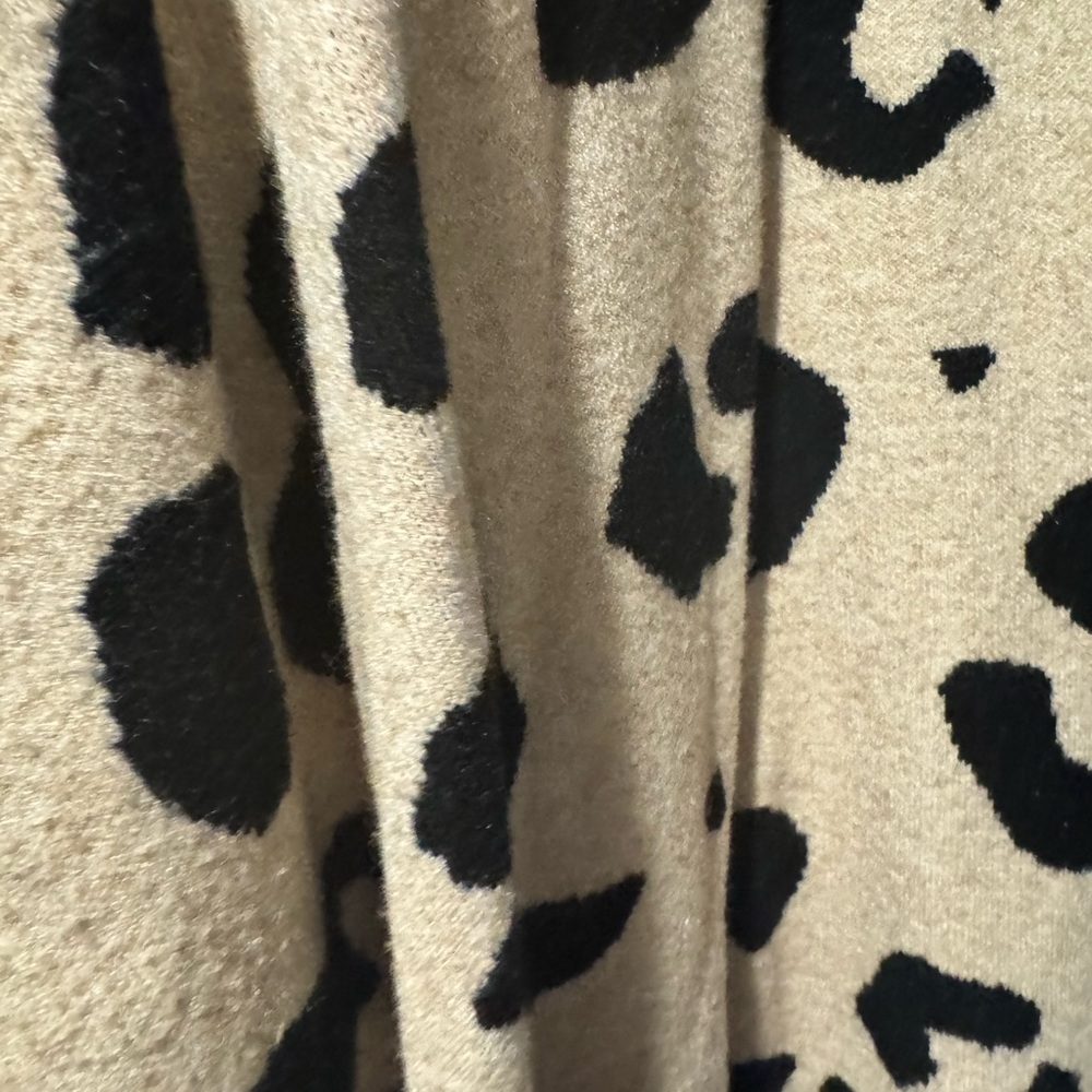 Leopard Print Open Cardigan - Picture 3 of 3